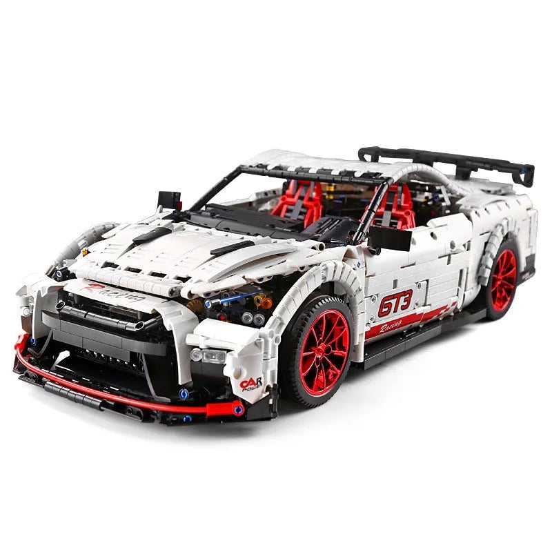 Mould King MOC Building Block Set: 13172 Nissan GTR Coupe Sports Racing Car, Model K13172