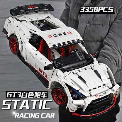 Mould King MOC Building Block Set: 13172 Nissan GTR Coupe Sports Racing Car, Model K13172