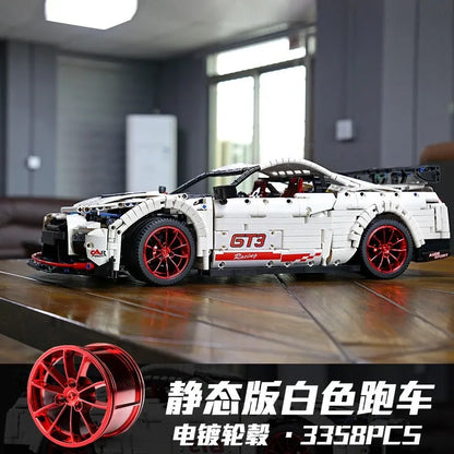 Mould King MOC Building Block Set: 13172 Nissan GTR Coupe Sports Racing Car, Model K13172