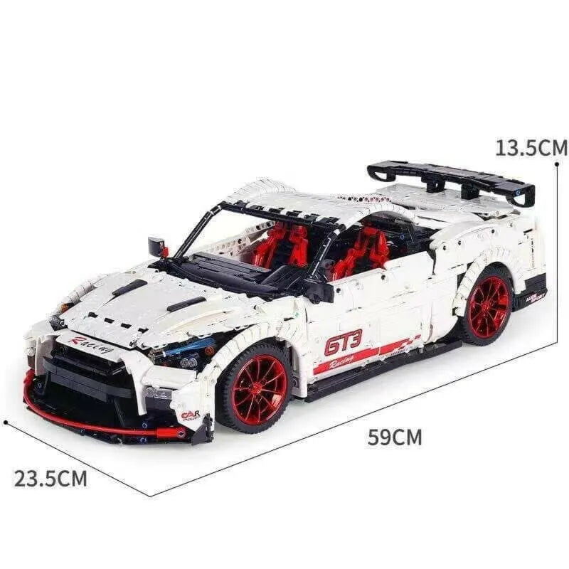 Mould King MOC Building Block Set: 13172 Nissan GTR Coupe Sports Racing Car, Model K13172