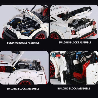 Mould King MOC Building Block Set: 13172 Nissan GTR Coupe Sports Racing Car, Model K13172