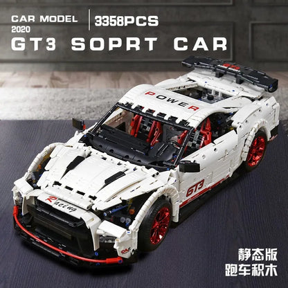 Mould King MOC Building Block Set: 13172 Nissan GTR Coupe Sports Racing Car, Model K13172