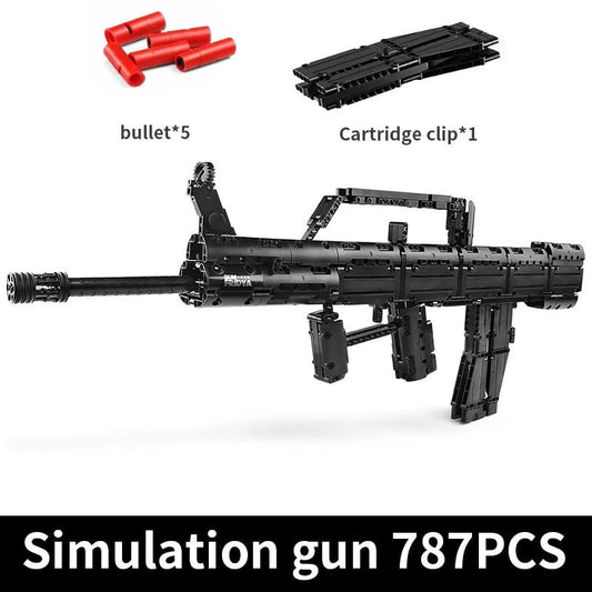 Mould King MOC Building Block Set: 14005 Military QBZ 95 Assault Rifle Gun, Model K14005