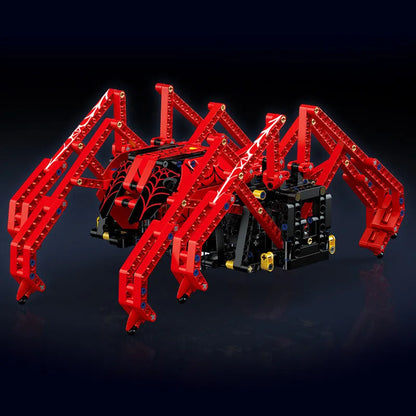 Mould King MOC Motorized Building Block Set: 15053 Technical RC Robot Red Spider, Model K15053