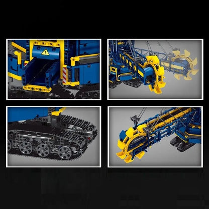 Mould King MOC Building Block Set: 17006 Motorized RC Bucket Wheel Excavator