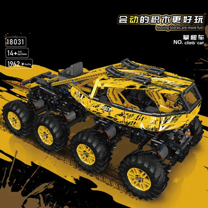 Mould King MOC Motorized Building Block Set: 18030 RC Heavy Firefox Climbing Truck, Model K18030