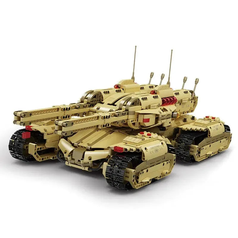 Mould King MOC Building Block Set: 20011 Motorized RC Heavy Mammoth Tank