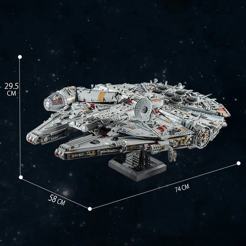 Mould King MOC Building Block Set: 21026 UCS Star Wars Millennium Falcon MK2
