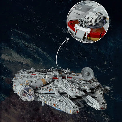 Mould King MOC Building Block Set: 21026 UCS Star Wars Millennium Falcon MK2