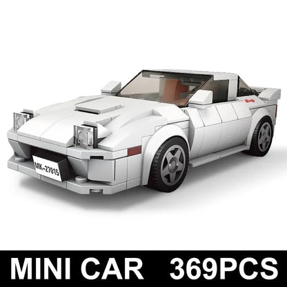 Mould King MOC Building Block Set: 27015 Mini Mazda RX-7 Supercar Sports Car, Model K27015