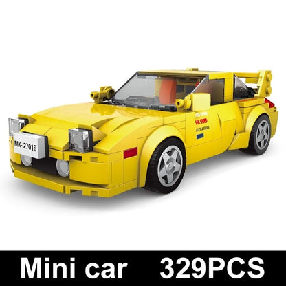 Mould King MOC Building Block Set: 27016 Mazda RX-7 Mini Racing Supercars, Model K27016