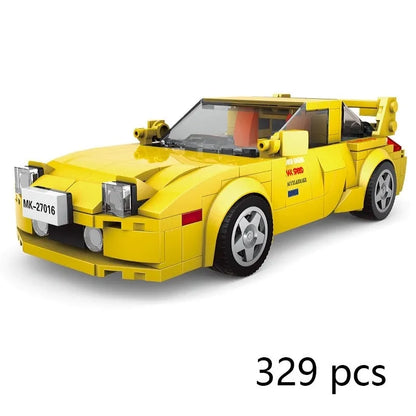 Mould King MOC Building Block Set: 27016 Mazda RX-7 Mini Racing Supercars, Model K27016