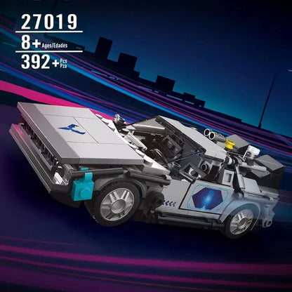 Mould King MOC Building Block Set: 27019 Mini Delorean-12 Time Car, Model K27019