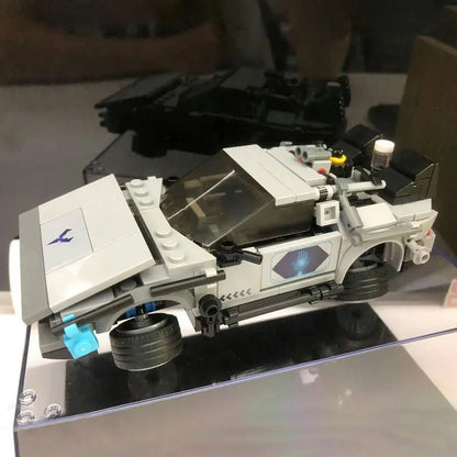 Mould King MOC Building Block Set: 27019 Mini Delorean-12 Time Car, Model K27019