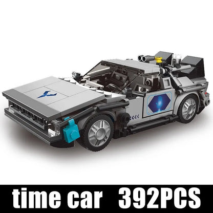 Mould King MOC Building Block Set: 27019 Mini Delorean-12 Time Car, Model K27019