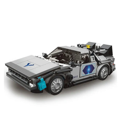 Mould King MOC Building Block Set: 27019 Mini Delorean-12 Time Car, Model K27019