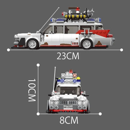 Mould King MOC Building Block Set: 27020 Mini Famous Ghost Bus Car Kids, Model K27020