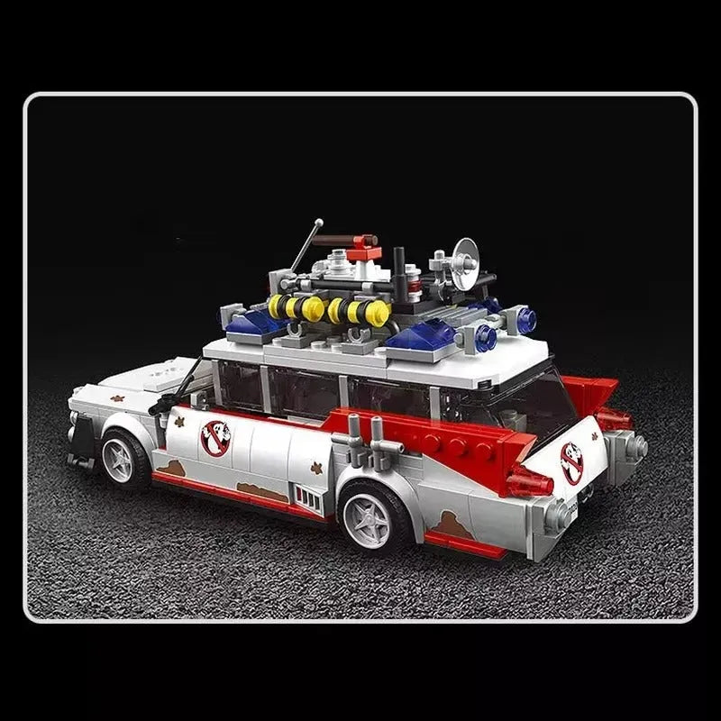 Mould King MOC Building Block Set: 27020 Mini Famous Ghost Bus Car Kids, Model K27020