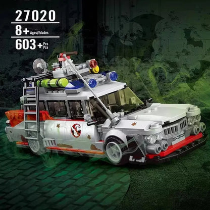 Mould King MOC Building Block Set: 27020 Mini Famous Ghost Bus Car Kids, Model K27020