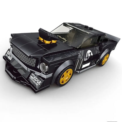Mould King MOC Building Block Set: 27024 Mini 1965 Muscle Mustang Racing Car, Model K27024