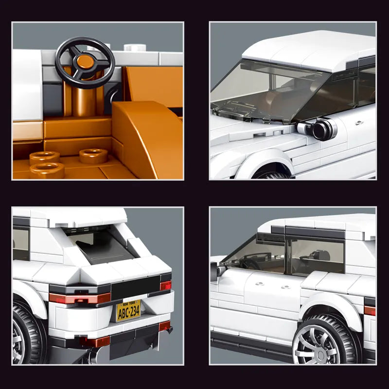 Mould King MOC Building Block Set: 27025 Mini Off Road Porsche Cayenne SUV Car, Model K27025