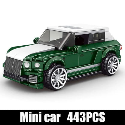 Mould King MOC Building Block Set: 27026 Mini Coupe Classic Sports Car, Model K27026