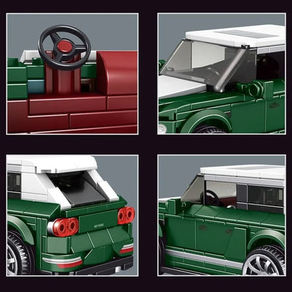 Mould King MOC Building Block Set: 27026 Mini Coupe Classic Sports Car, Model K27026