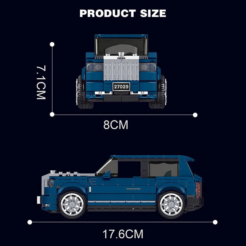 Mould King MOC Building Block Set: 27029 Mini RR Cullinan Super Classic Car, Model K27029