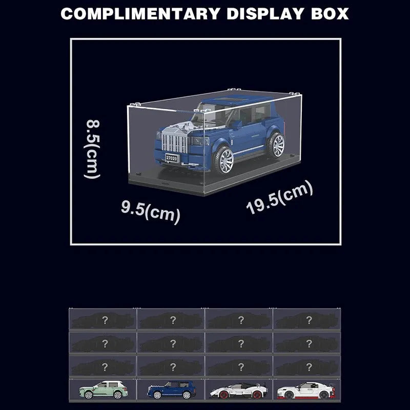 Mould King MOC Building Block Set: 27029 Mini RR Cullinan Super Classic Car, Model K27029
