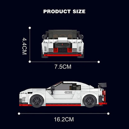 Mould King MOC Building Block Set: 27031 Mini GTR Racing Super Car, Model K27031
