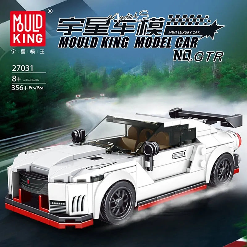 Mould King MOC Building Block Set: 27031 Mini GTR Racing Super Car, Model K27031
