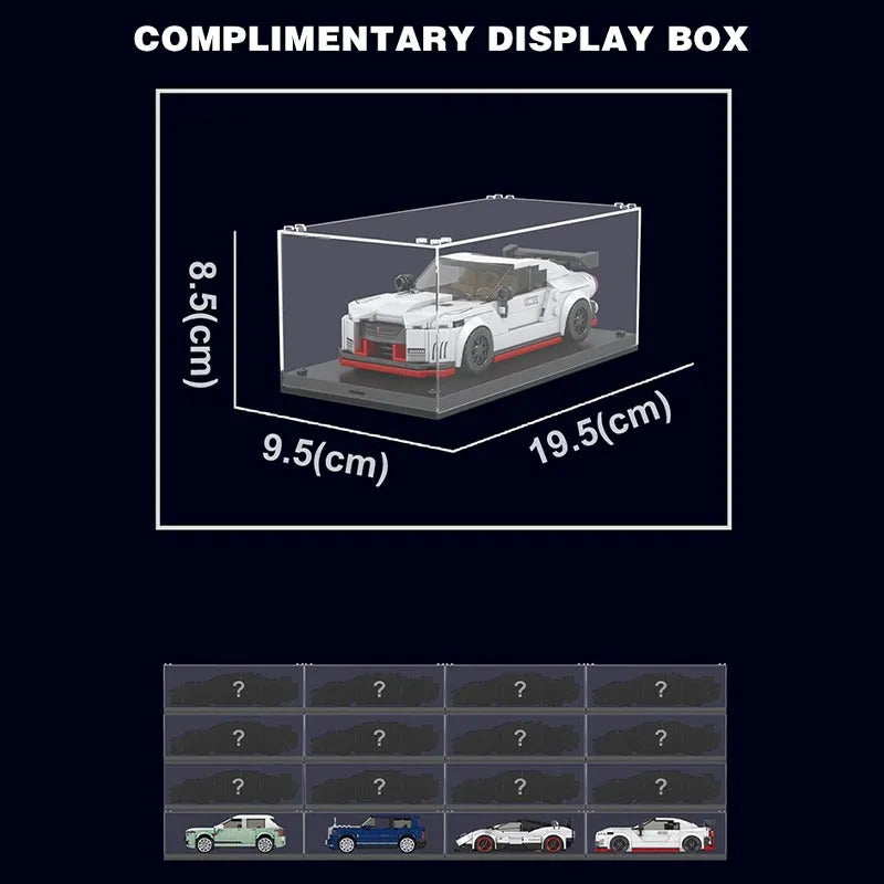 Mould King MOC Building Block Set: 27031 Mini GTR Racing Super Car, Model K27031