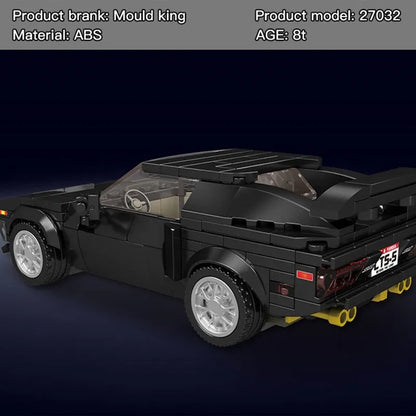 Mould King MOC Building Block Set: 27032 Mini GTS 5 Super Racing Car, Model K27032