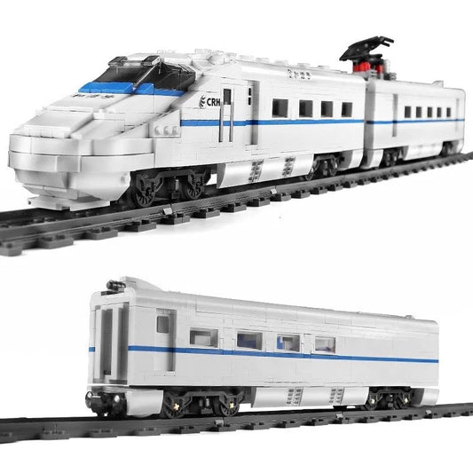 Mould King MOC Building Block Set: APP Motorized RC CRH2 High-Speed Train, Model K12002