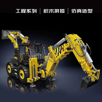 Mould King MOC Building Block Set: APP Motorized RC Excavator loader Bulldozer Truck, Model K17036