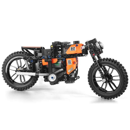 Mould King MOC Building Block Set: APP Motorized RC Racing Motorcycle 23005, Model K23005