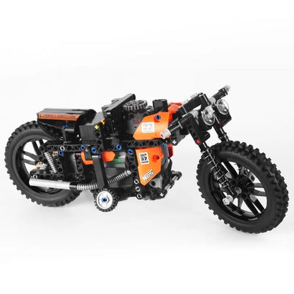 Mould King MOC Building Block Set: APP Motorized RC Racing Motorcycle 23005, Model K23005