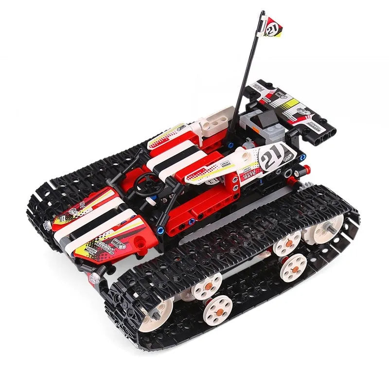 Mould King MOC Building Block Set: APP RC Motorized Crawler Stunt Car 13024, Model MK-13024
