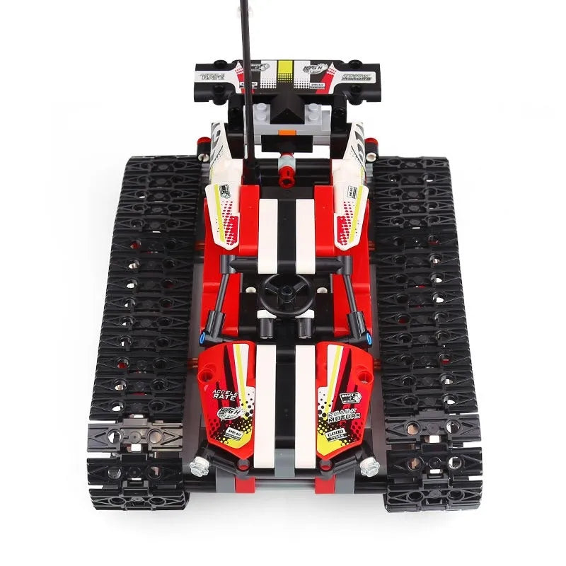 Mould King MOC Building Block Set: APP RC Motorized Crawler Stunt Car 13024, Model MK-13024