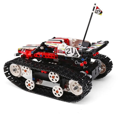 Mould King MOC Building Block Set: APP RC Motorized Crawler Stunt Car 13024, Model MK-13024