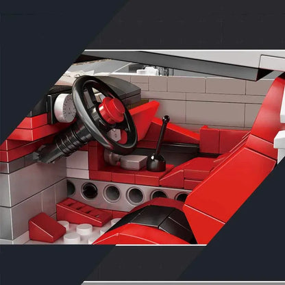 Mould King MOC Building Block Set: Bugatti 110 Special Sport Racing Car 10004