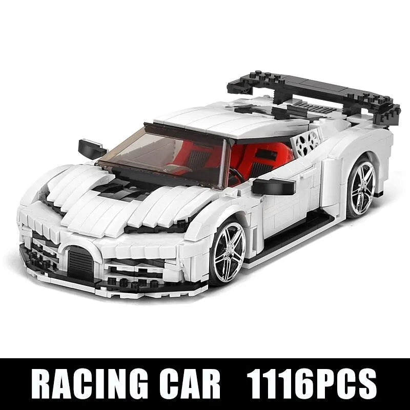 Mould King MOC Building Block Set: Bugatti 110 Special Sport Racing Car 10004