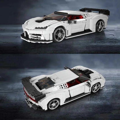 Mould King MOC Building Block Set: Bugatti 110 Special Sport Racing Car 10004