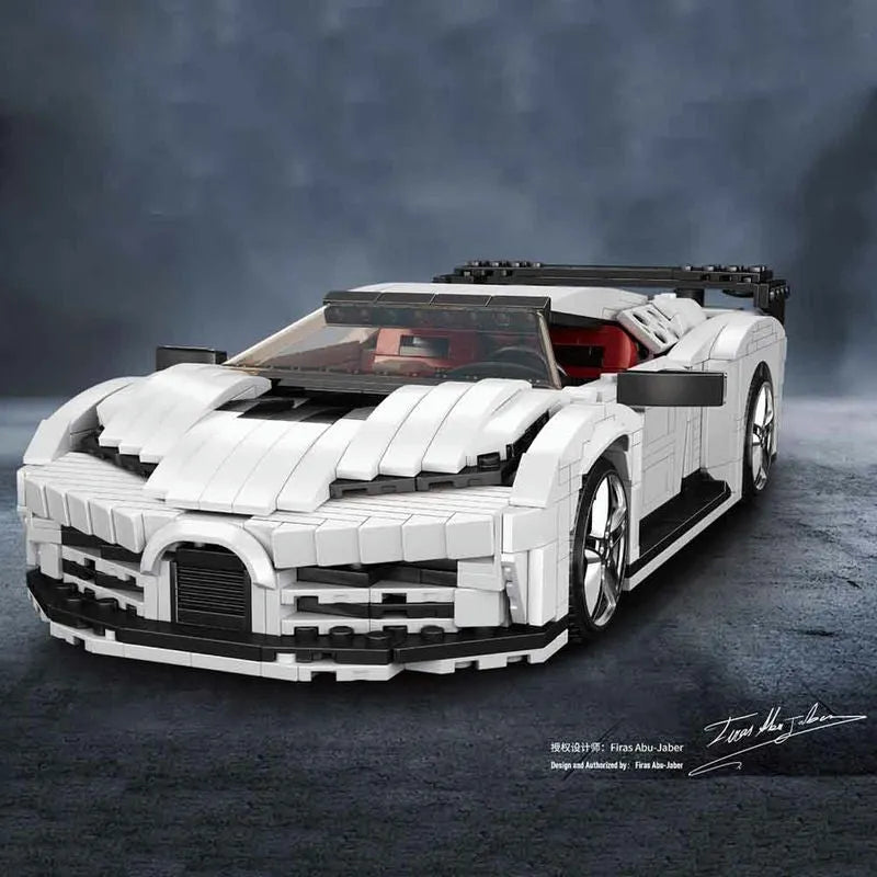 Mould King MOC Building Block Set: Bugatti 110 Special Sport Racing Car 10004