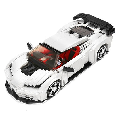 Mould King MOC Building Block Set: Bugatti 110 Special Sport Racing Car 10004