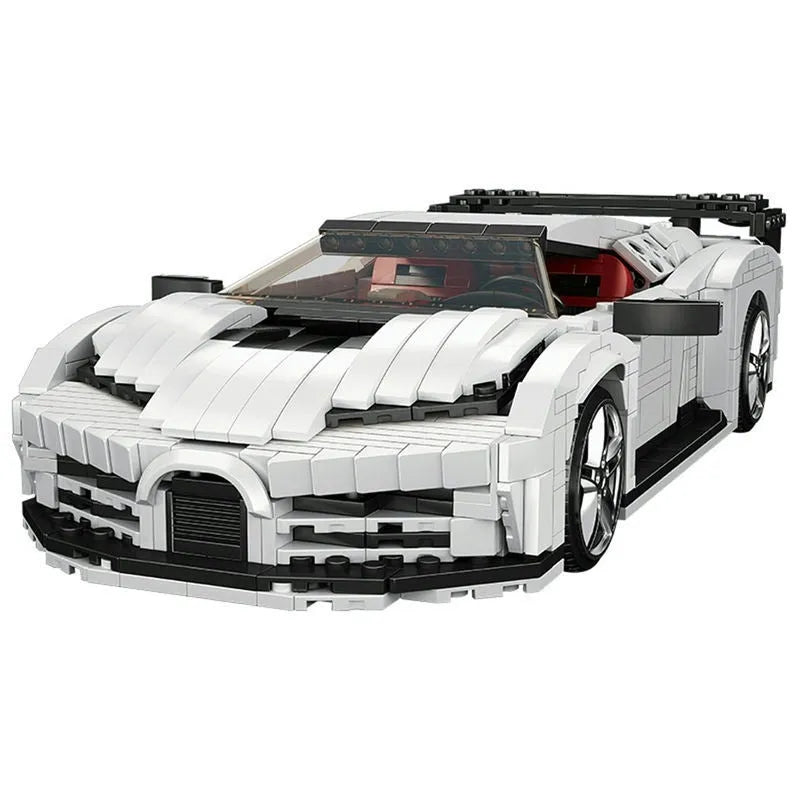 Mould King MOC Building Block Set: Bugatti 110 Special Sport Racing Car 10004