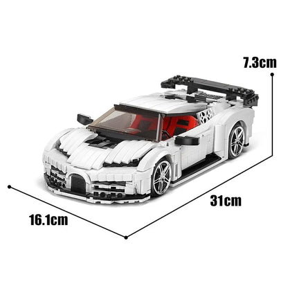 Mould King MOC Building Block Set: Bugatti 110 Special Sport Racing Car 10004