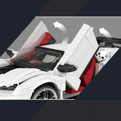 Mould King MOC Building Block Set: Bugatti 110 Special Sport Racing Car 10004