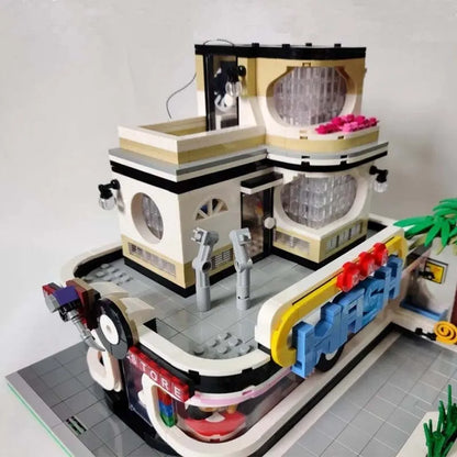 Mould King MOC Building Block Set: Guitar Car Wash Shop, Model K16002