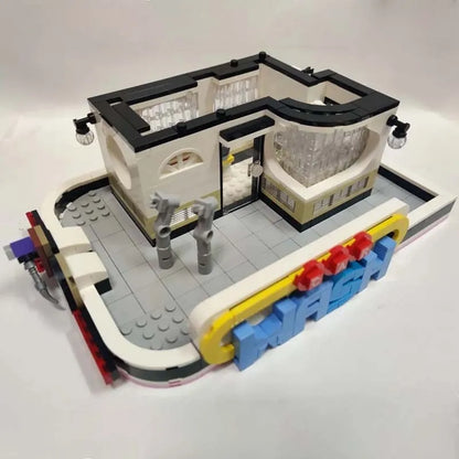Mould King MOC Building Block Set: Guitar Car Wash Shop, Model K16002
